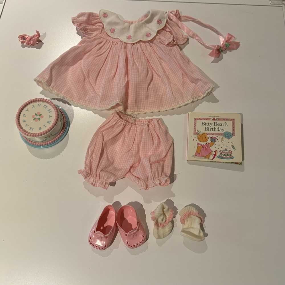 American Girl Bitty Baby Birthday Outfit Retired Pleasant Co.